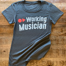 Load image into Gallery viewer, WOMEN'S WORKING MUSICIAN FASHION CREW, BY AIRGIGS